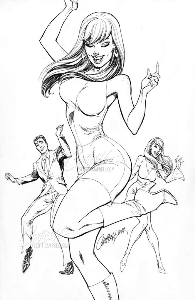 SOLD - Original Art: Amazing Mary Jane #1 cover E