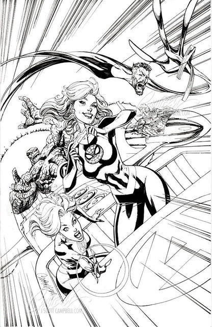 SOLD - Original Art: Fantastic Four #15 'MJ' Retail Cover
