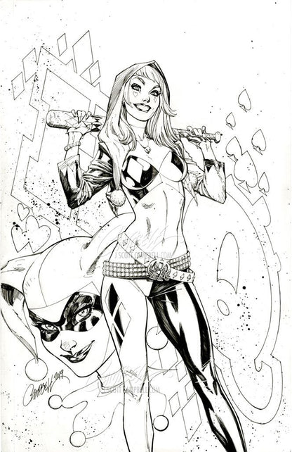 SOLD - Original Art: Harley Quinn's VOTY #1 JSC EXCLUSIVE cover A