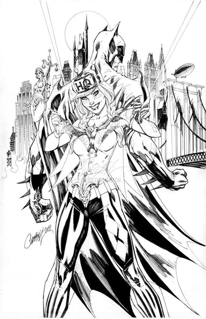 SOLD - Original Art: Harley Quinn's VOTY #1 JSC EXCLUSIVE cover C