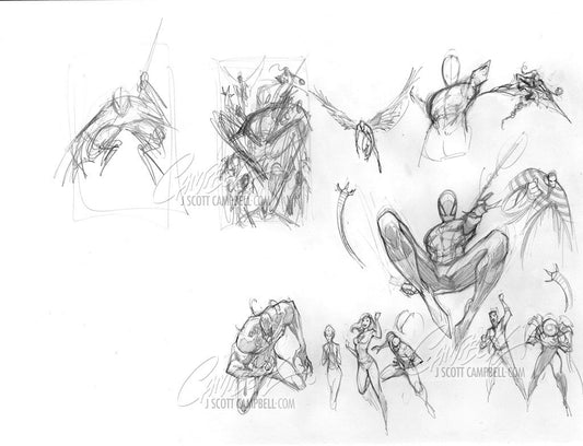 Original Art: Amazing Spider-Man #49 / #850 Prelims