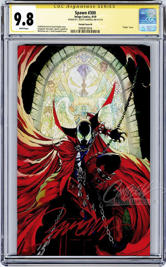 CGC 9.8 SS Spawn #300 cover M 'virgin' JSC