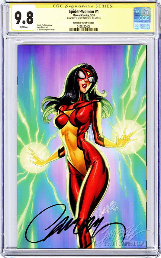 CGC 9.8 SS Spider-Woman #1 JSC Virgin EXCLUSIVE