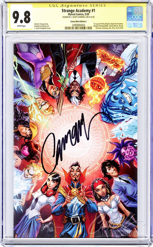 CGC 9.8 SS Strange Academy #1 'virgin' JSC